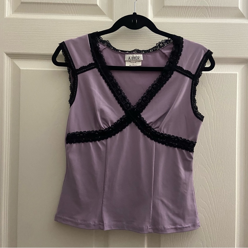 Beautiful purple and black Whimsigoth blouse